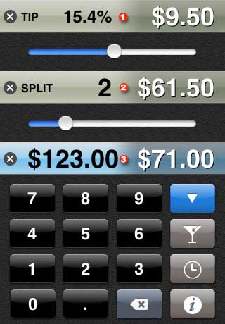 Second tap of the round button rounds the tip down