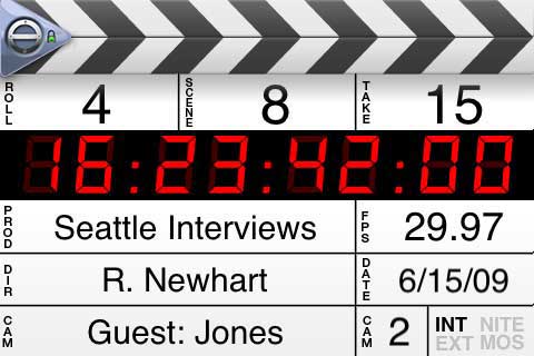 Photograph the slate at the start of each shot