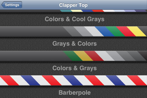 Customizing the clapper sticks