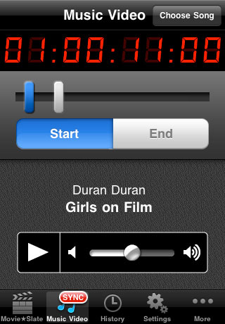 Syncing Music Video timecode with an iTunes Song