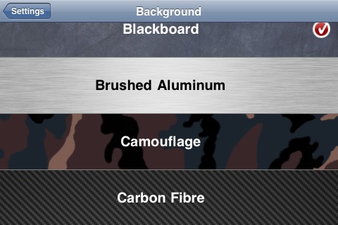 Slate Background chooser