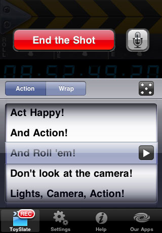 Active shot displays the soundboard