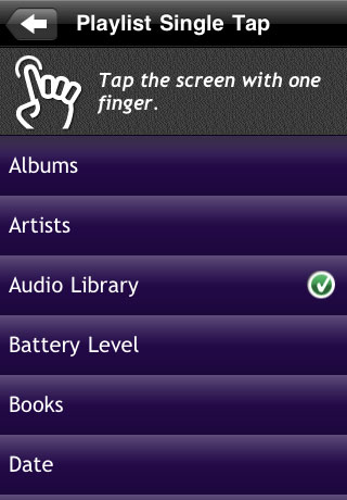 Choose Gesture Actions